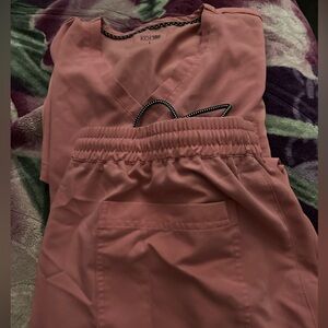 Pink next gen koi scrubs